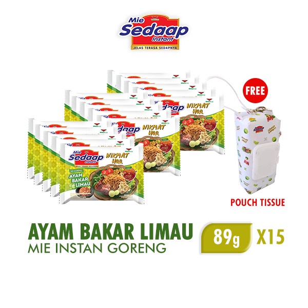 

Ss501Gg Sedaap Mie Instan Ayam Bakar Limau 89 Gr X 15 Pcs Free Tissue Pouch Ff06541051E