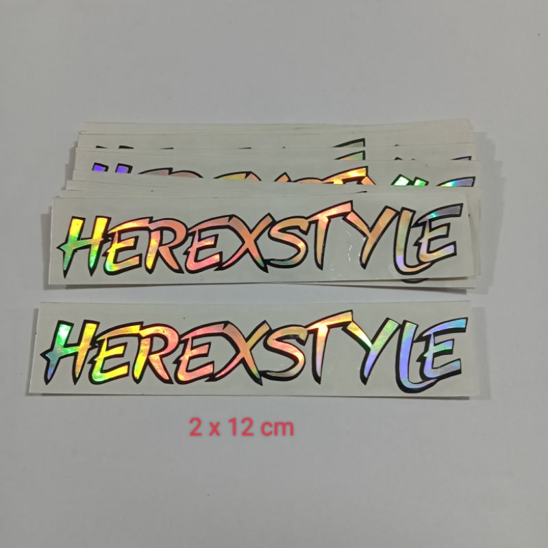 STIKER HEREX STYLE STIKER MOTOR STIKER HEREX STICKER CUTTING