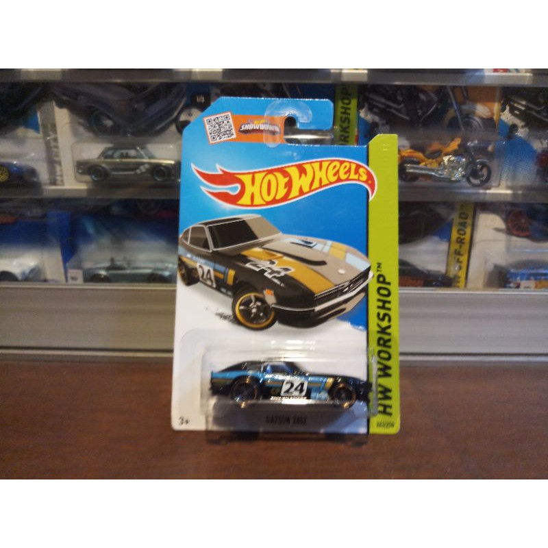 Hot Wheels Datsun 240Z Black - Tampo 24