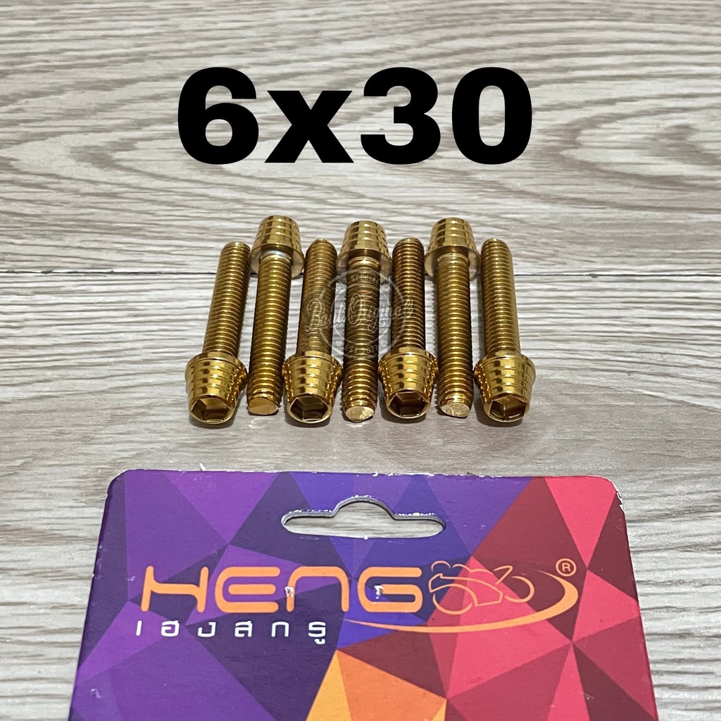 baut probolt kerucut 6x30 drat 10 panjang 3cm original heng thailand