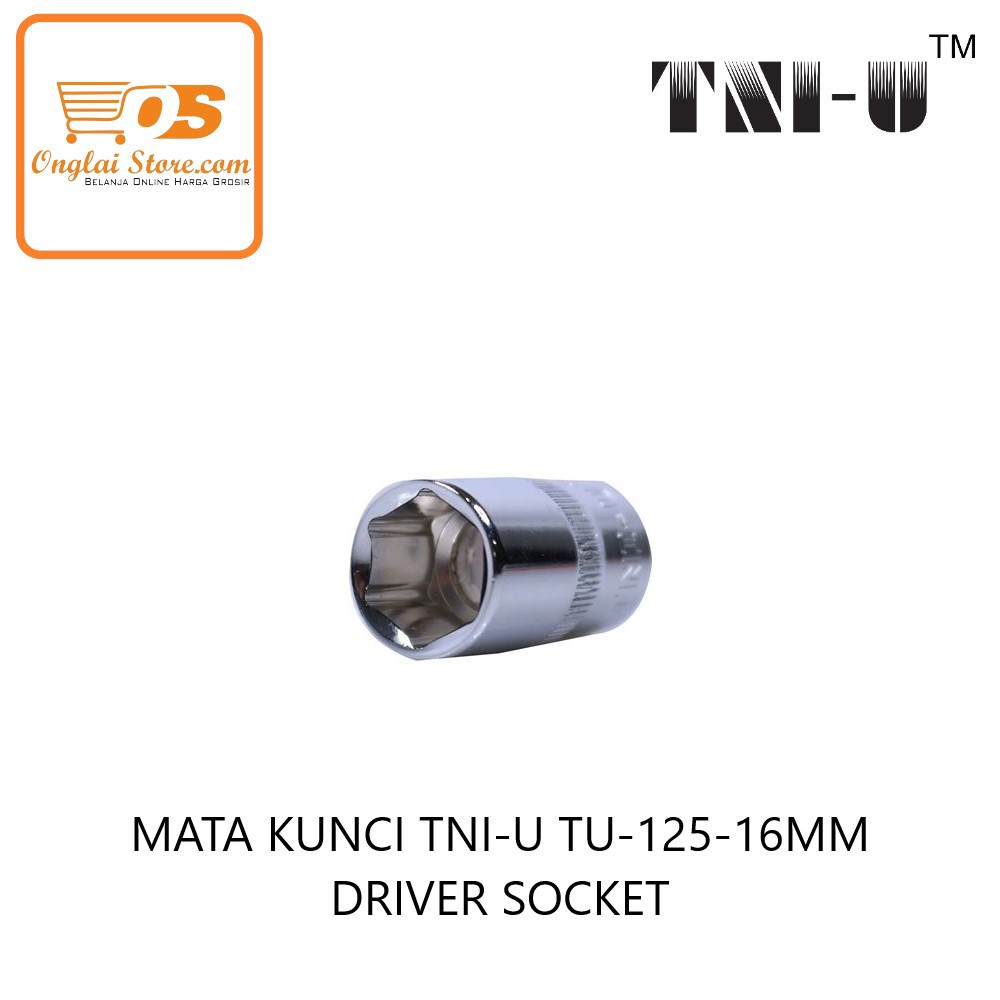 MATA KUNCI TNI-U TU-125-16mm DRIVER SOCKET  (HARGA SPESIAL)