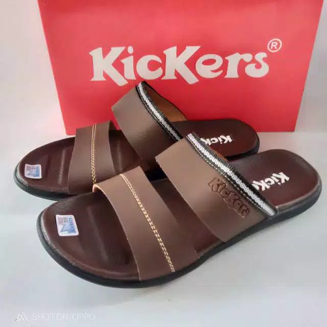 Sandal Slop Pria Kickers Kekinian Best Seller