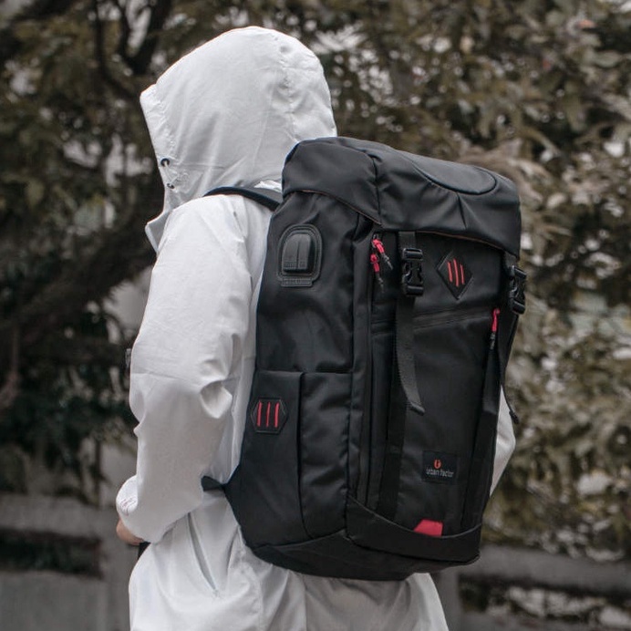 ARXHIVO BLACK |MANNEEDME x URBAN| Tas Ransel Punggung Pria Backpack ORIGINAL