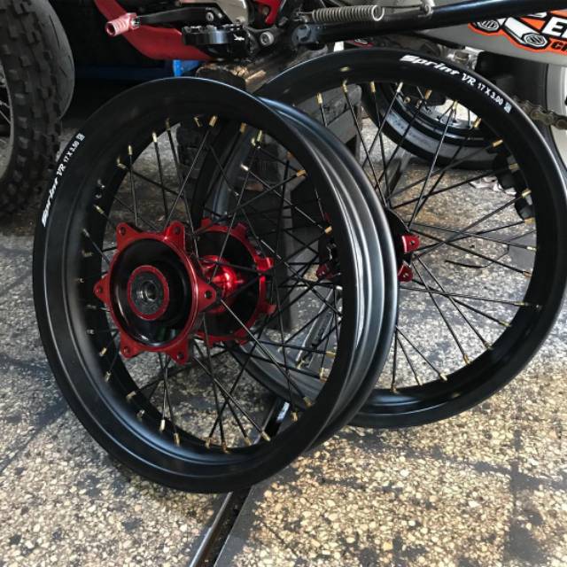 Velg Set CRF 150 L Supermoto 17 250 dan 300 - Wheelset Velk CRF150