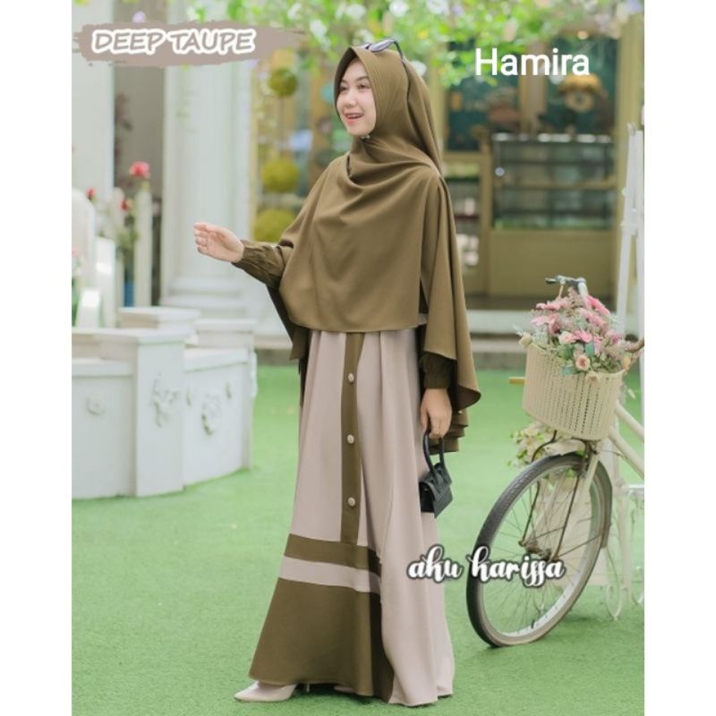 Gamis syar'i model terbaru HAMIRA