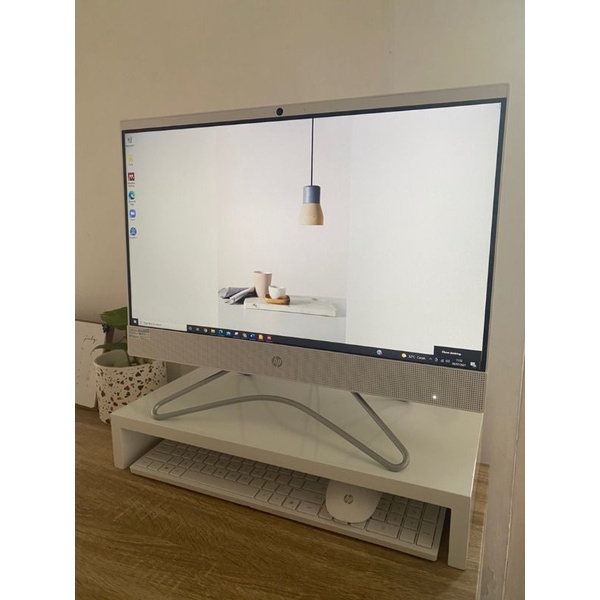 Stand Monitor Dudukan Meja Laptop Kayu Jatibelanda