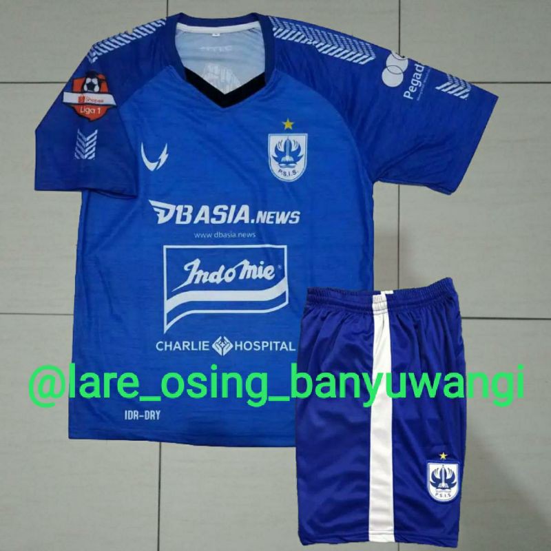 SETELAN DEWASA PSIS SEMARANG HOME 2020 BIRU JERSEY CELANA LIGA 1 TERBARU PRINTING
