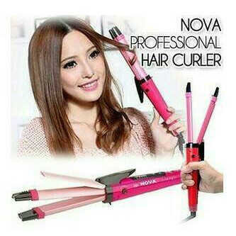 catok nova 2 in 1 Hair beauty set NHC 1818 SC