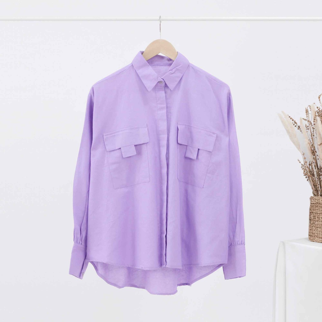 Kemeja Wanita Rami Livia-Lilac