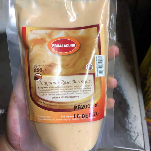 

Mayonais Rasa Barbeque Prima Agung 250gr