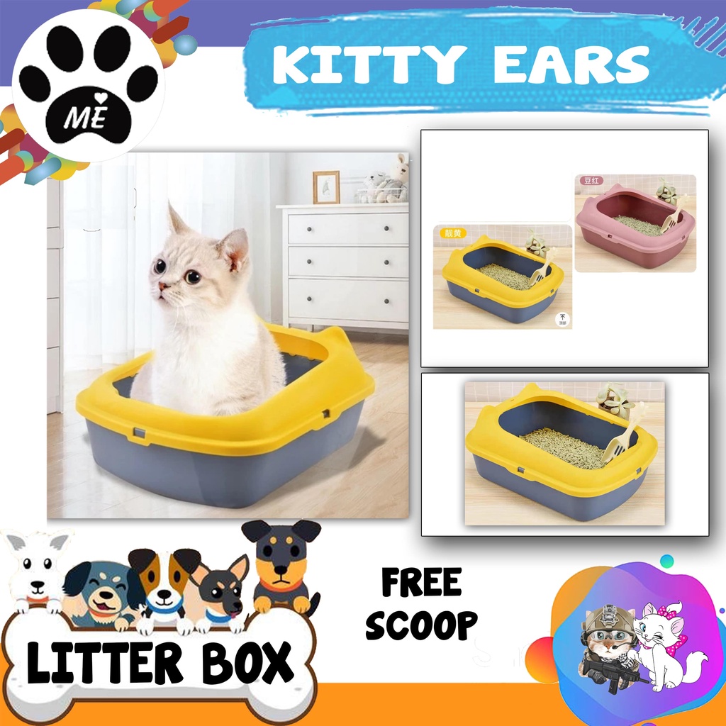 Cat Litter Box &quot;KITTY EARS MEDIUM&quot; Tempat Pasir Kucing