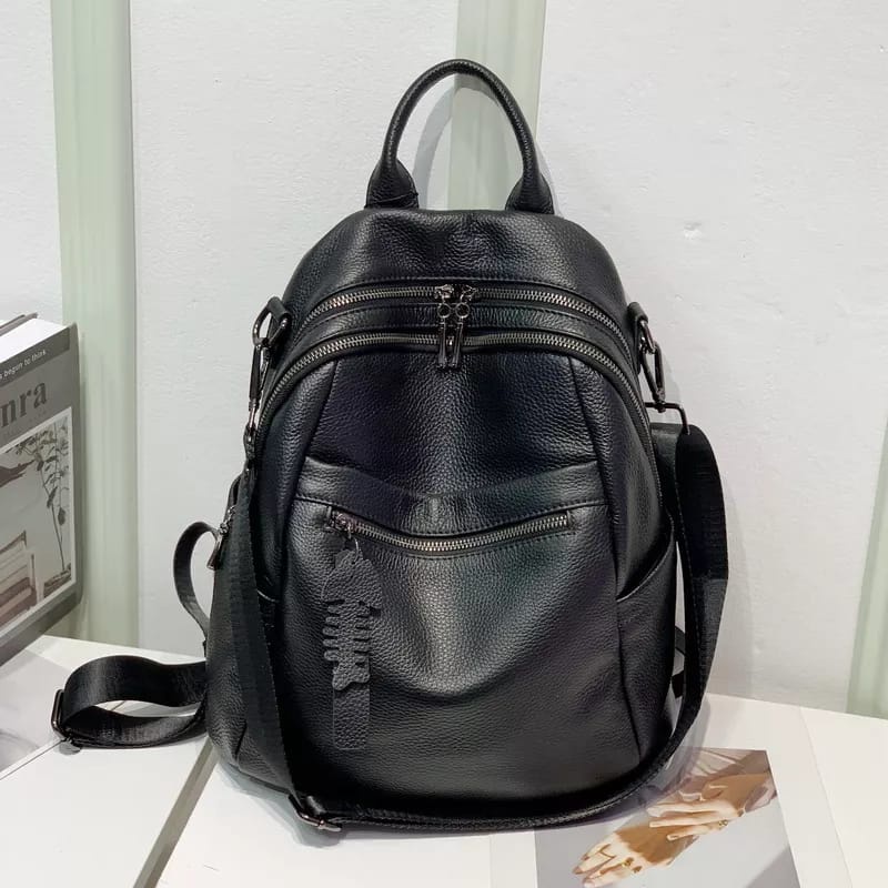 TAS RANSEL PUNGGUNG WANITA PREMIUM / TAS MULTIFUNGSI SELEMPANG STYLE 091