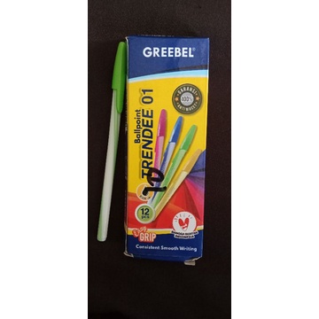 

GREEBEL BALLPEN TRENDEE 01 BLACK (12 PCS)