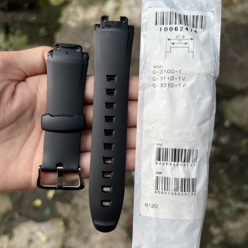 Strap tali jam tangan casio g-shock original G-3100 1 G-3110 G-3310 band G 3100 G 3110 G 3310