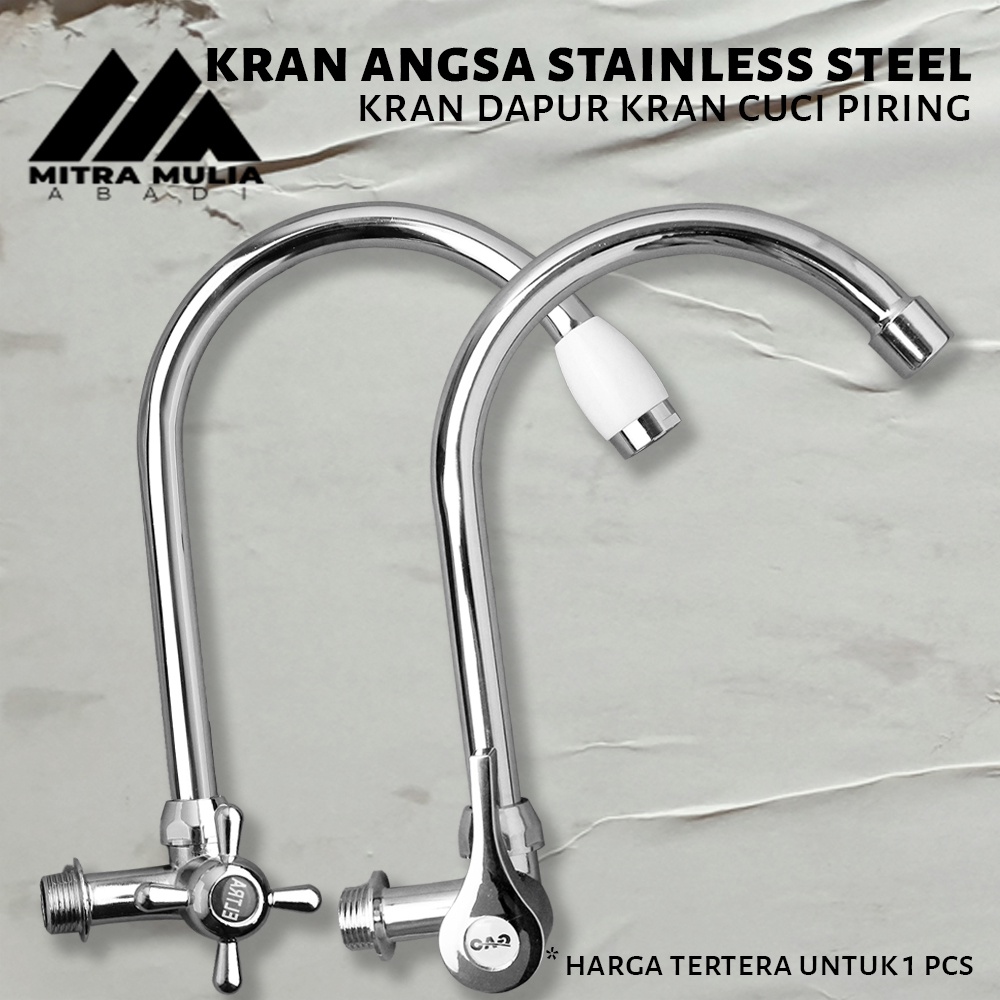 Keran / Kran Angsa Stainless / Keran Cuci Piring