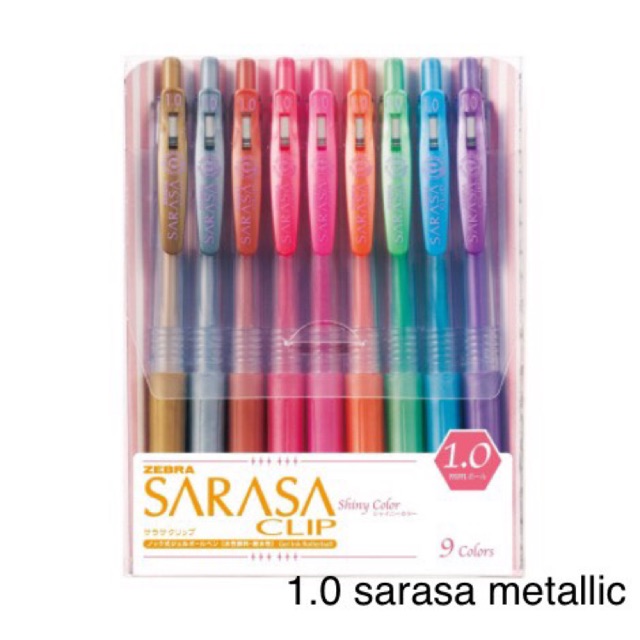 

Sarasa Shiny/Metallic 1.0 set (Isi 9)