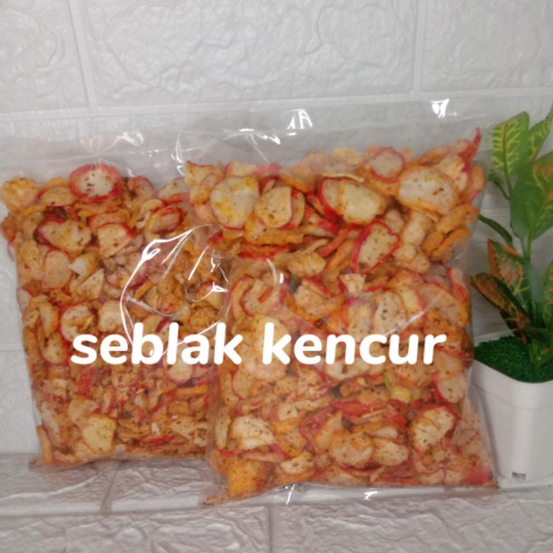 

krupuk seblak kencur 250gr krupuk pedas