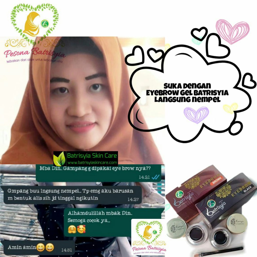 Pensil alis eyebrow eye brow batrisyia batrisia batrisya herbal