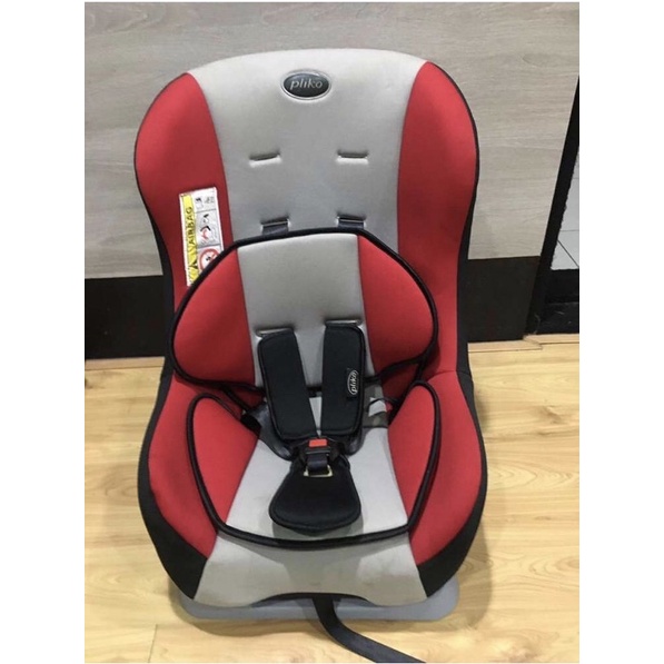 Baby car seat Pliko racer, merah, bekas