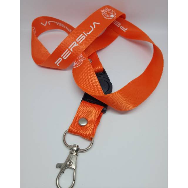 

ARANCIAmerch Lanyard Pods Persija Orange dan Putih