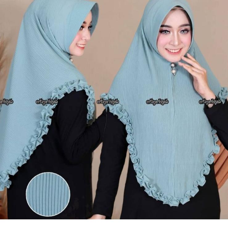 ◌ Bergo plisket gotik / hijab instan plisket gotik / jilbab bergo plisket / hijab plisket / bergo pl