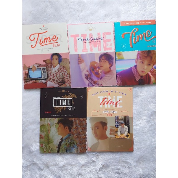 UNSEALED SUPER JUNIOR TIME SLIP ALBUM ONLY LEETEUK KYUHYUN RYEOWOOK SHINDONG SIWON