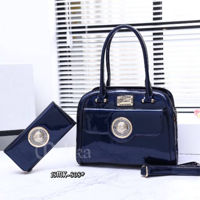 Ready Stok M O K K A Bag New Desaign M O K K A Handbag M O K K A Adeeva BAG Gold HDWCode : 18MK-808