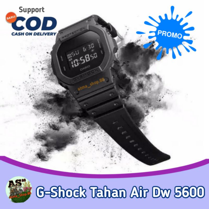 Jam Tangan Wanita Pria Led Digital Gshock Casio dw5600 Anti Air Untuk Anak Laki Perempuan Dewasa Keren Terlaris Promo Murah Grosir Cod