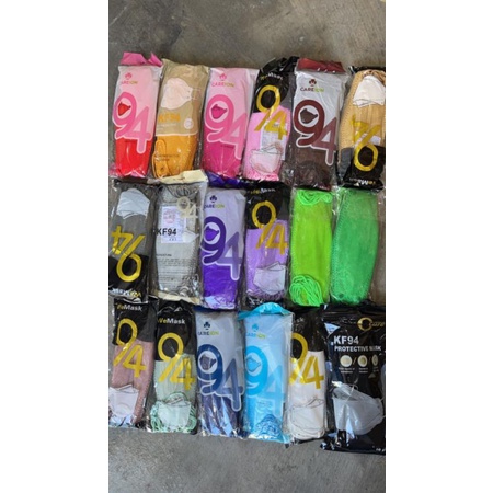 masker kf94 warna warni