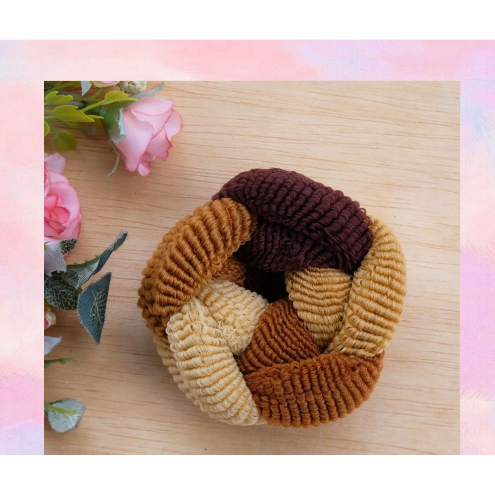 Senada Victory Ikat Rambut Cepol Handuk Aksesoris Wanita