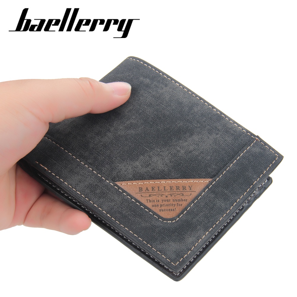 BAELLERRY DR068 Dompet Pria Bahan Kulit PU Leather Premium WATCHKITE WKOS