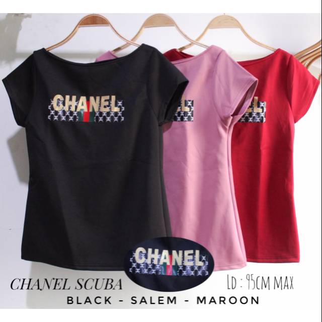 Chanel Scuba / Baju Scuba Murah / Baju Wanita Import