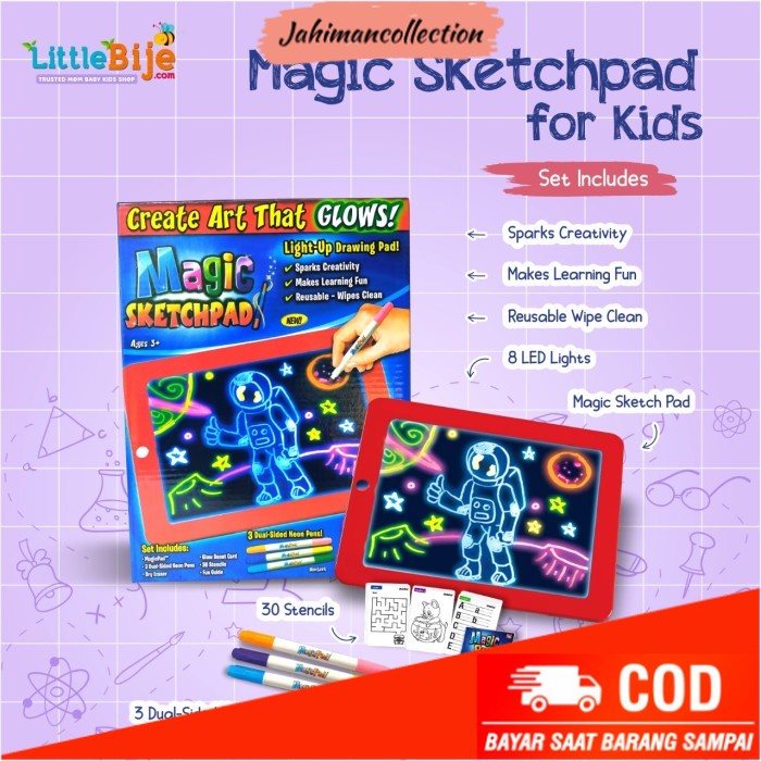 

✨ BISA COD ✨ Magic Drawing Pad For Kids