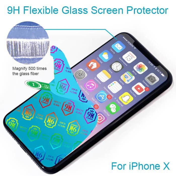 [ TOMCASES ] BESTSUIT 9H FULL SILK NANO FLEXIBLE TEMPERED GLASS