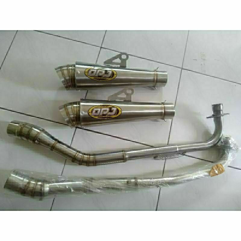 Knalpot racing dpj motor bebek