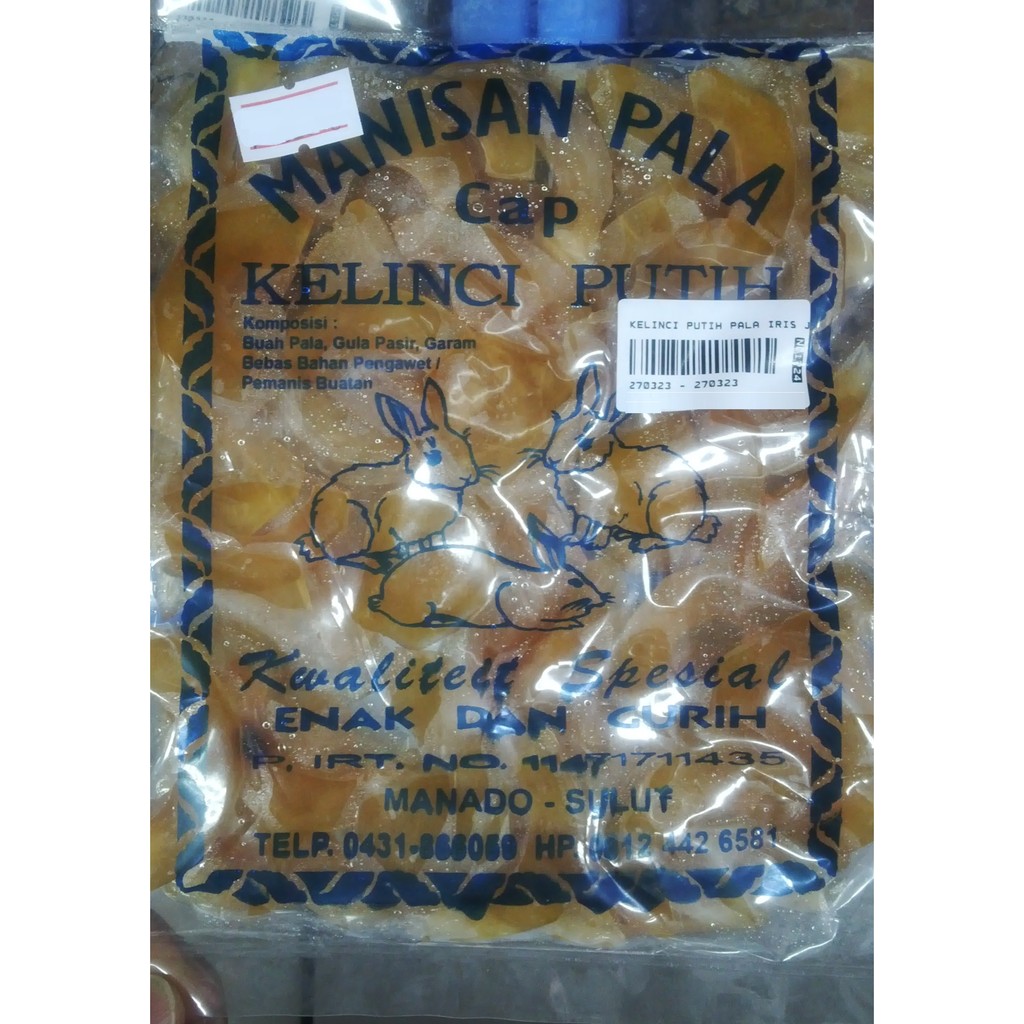 

Kelinci Manisan Pala Manis Besar - Ole - Ole / Jajanan / Cemilan Khas Manado Minahasa