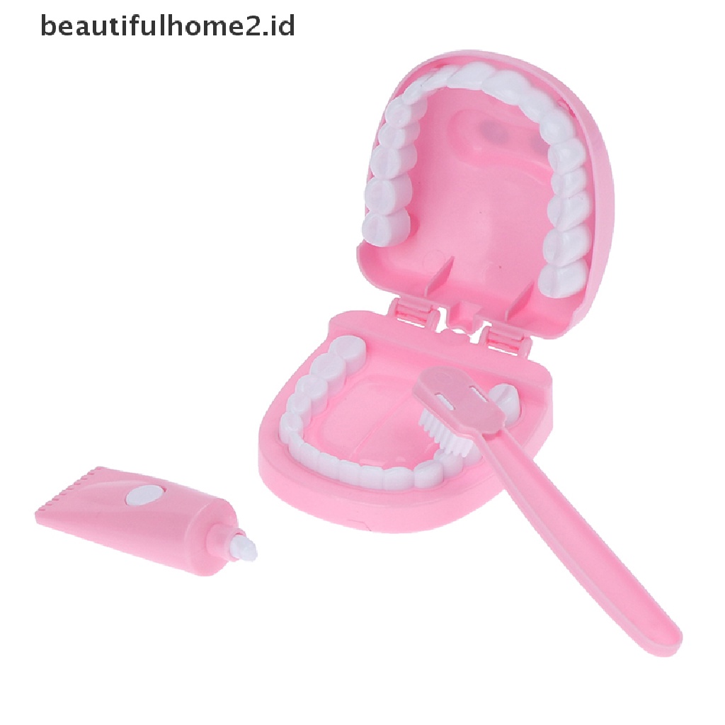 (Beautifulhome2.Id) 9pcs / Set Mainan Simulasi Dokter Gigi Untuk Anak Bermain Peran