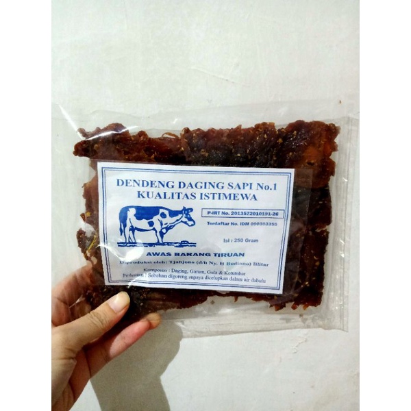 

dendeng sapi istimewa 250 gr