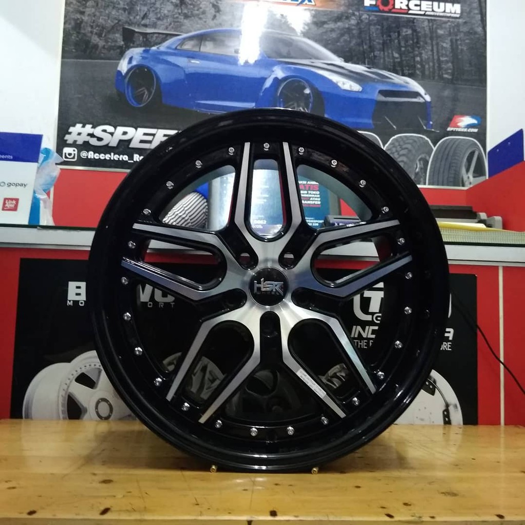  VELG  MOBIL  RACING  HSR BERKUALITAS MURAH BAGUS TYPE 