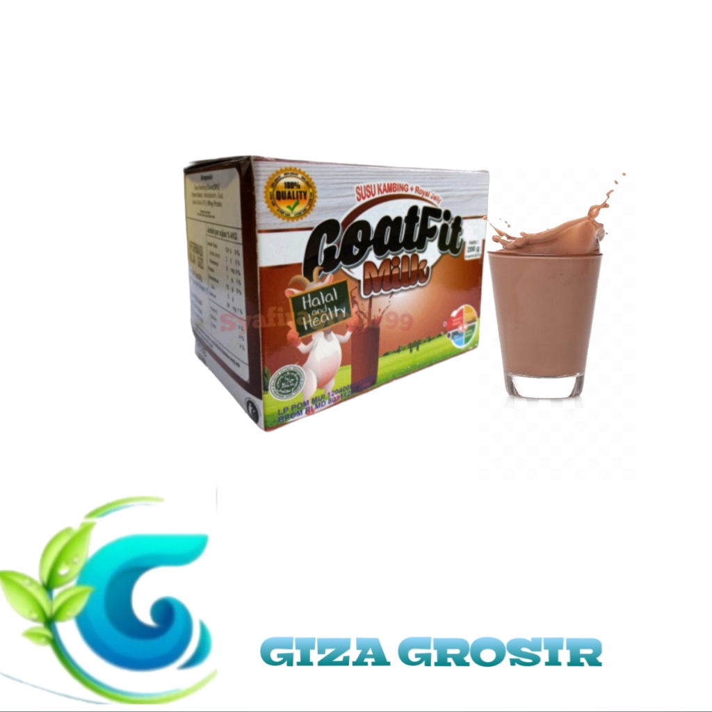

Susu Kambing Etawa GOATFIT COKLAT SACHET ISI 10 Sachet/ GoatFiT MILK