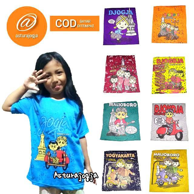  Kaos  anak khas jogja  kaos  souvenir Shopee Indonesia