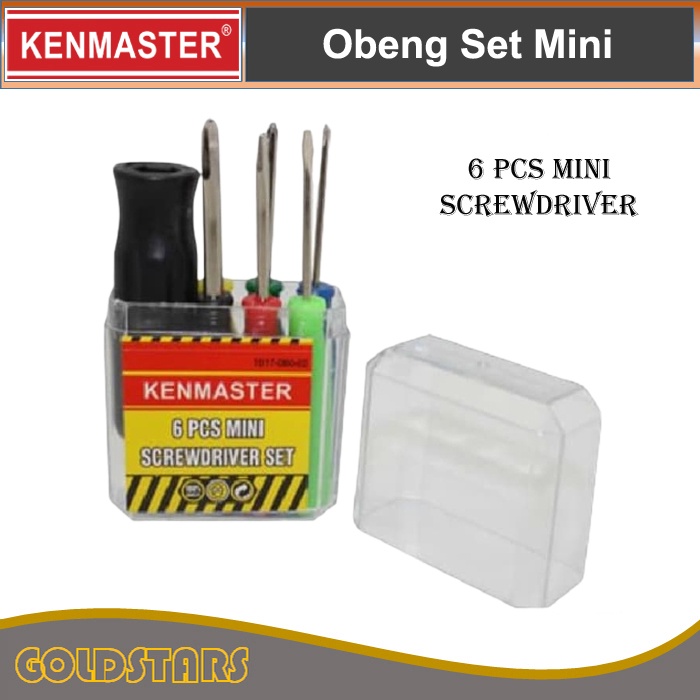 Obeng Set Mini 6pcs Kenmaster Obeng Mini Screwdriver Set St-f545