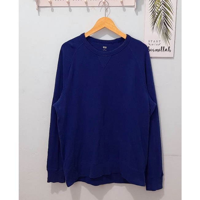 [BISA COD] THRIFT CREWNECK SWEATER JAKET PRIA WANITA UNIQLO VOL 002