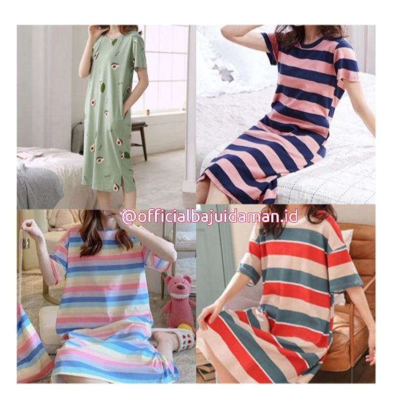 Daster wanita/daster lembut/baju tidur wanita/baju tidur dewasa/daster baju tdr soft import