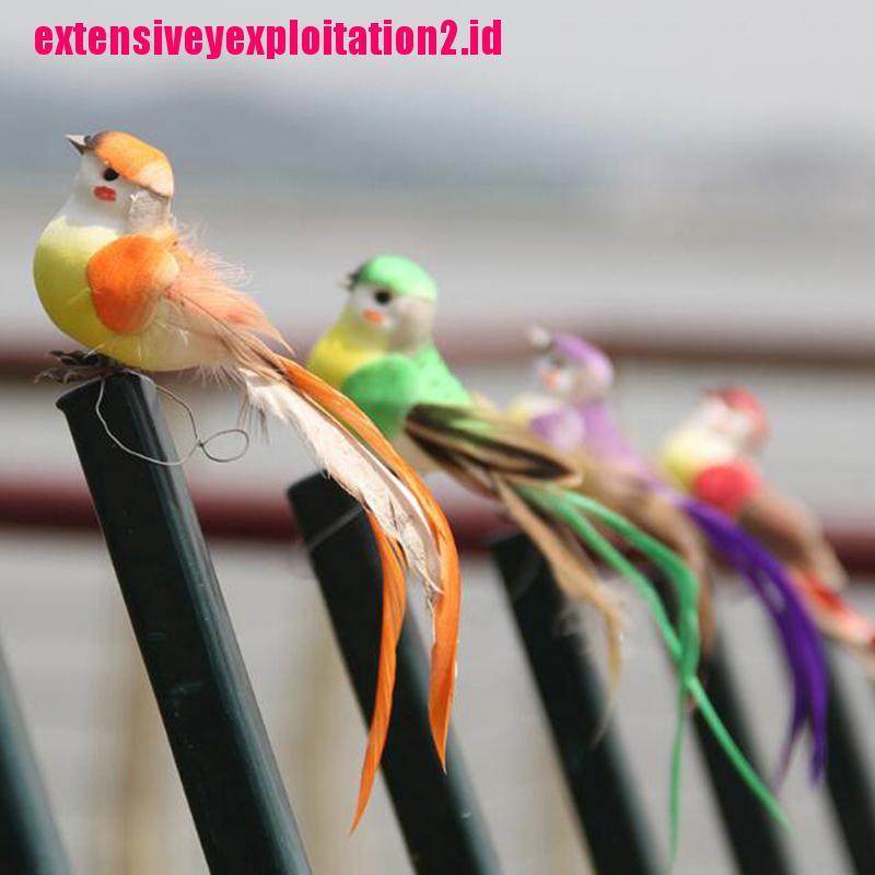 &lt; E2id &amp; &gt; set Sarang Burung mini Imitasi Untuk Dekorasi Rumah / Taman