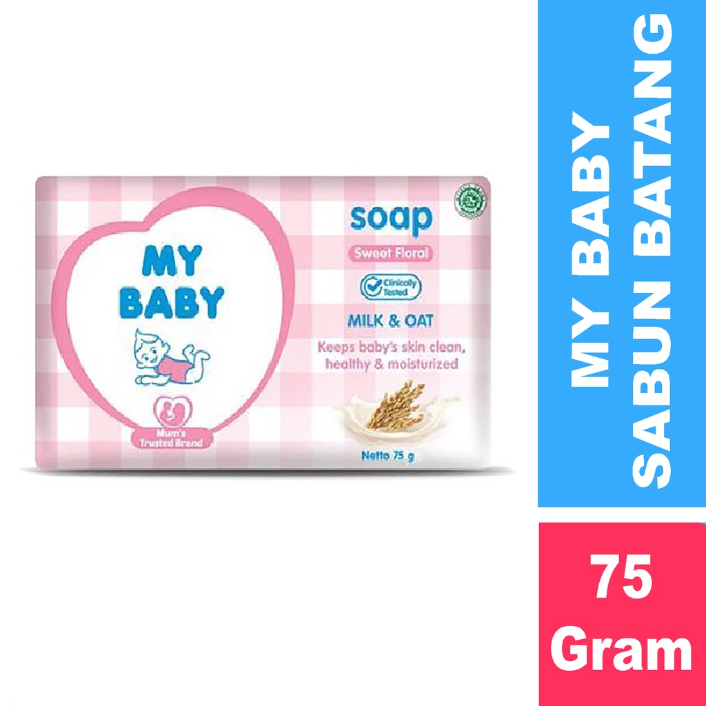 Bisa COD My Baby Soap | Sabun Batang Padat Bayi 75g