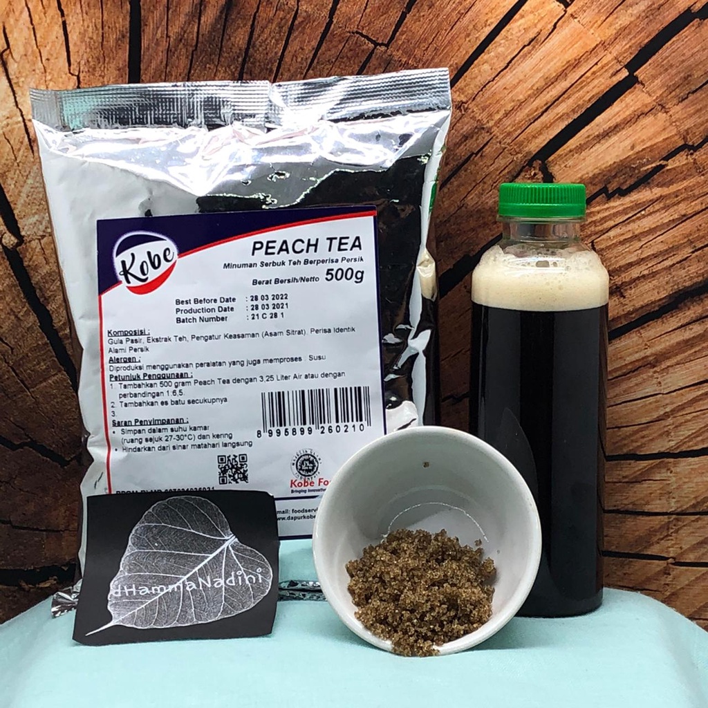 

Peach Tea Kobe 1/2 kg / peach tea powder 500 gr /serbuk minuman teh persik / bubuk teh peach