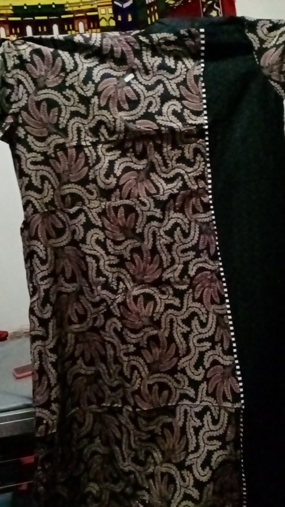 Jumbo Dan Standart||gamis Batik Pekalongan Maxi Katun Mix Embos Motif Slimpir