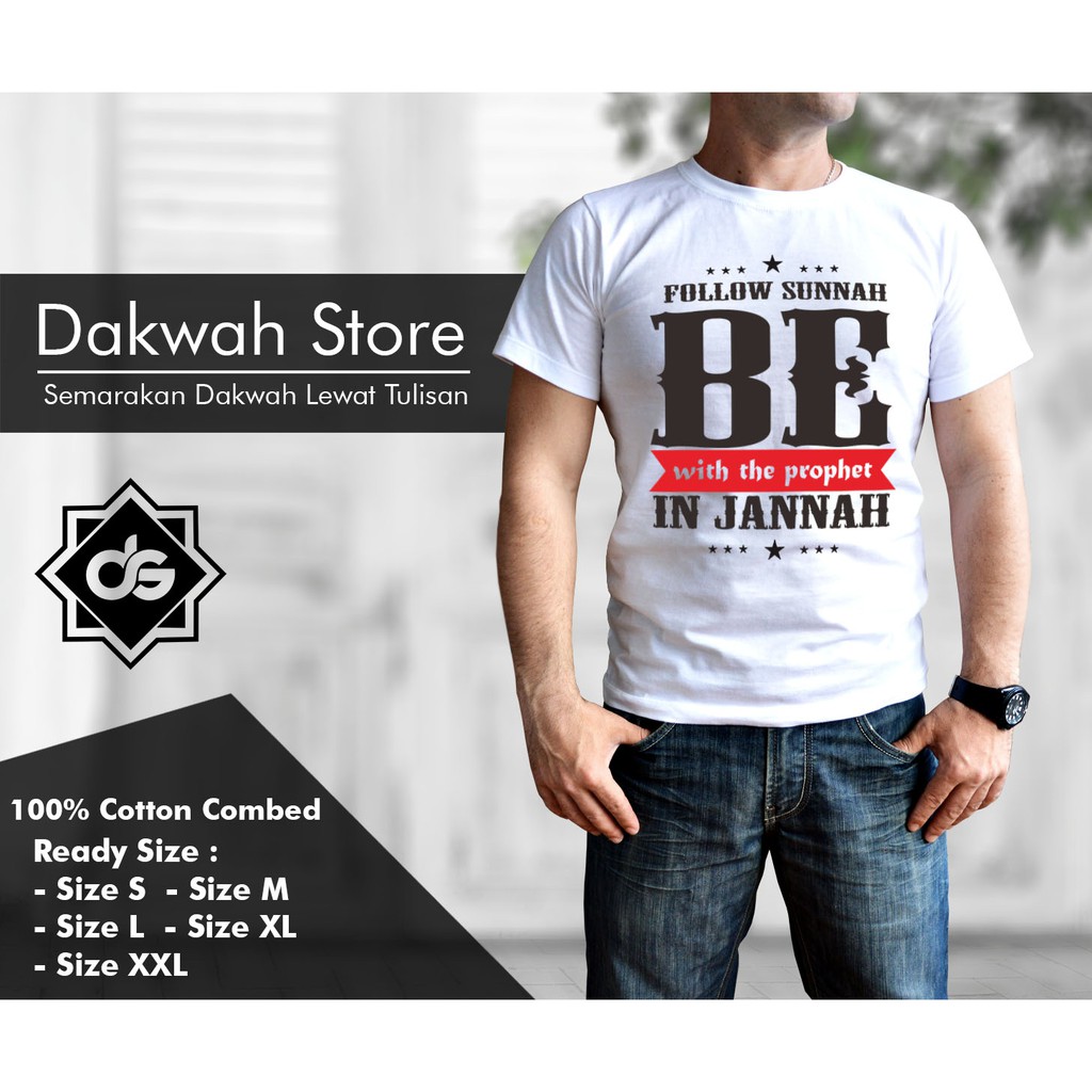 Kaos/Baju Dakwah Follow Sunnah