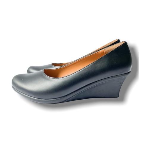 741TES Sepatu Wedges Persit Lufas SP POLOS Mewah